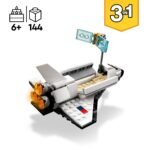 LEGO 31134 Creator 3 in 1 Space Shuttle Toy to Astronaut Figure to Spaceship, Building Toys for Kids, Boys, Girls Aged 6 and up, Creative Gift Idea - Image 9