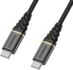 OtterBox Premium Reinforced Braided USB-C to USB-C Cable, Fast Charging Cable for Smartphone and Tablet, Ultra-Rugged, Bend and Flex Tested, 1M, Black - Image 5