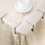 TRIXES 12PC Pack of Silver Table Cloth Clips - Adjustable Metal Clips - Tablecloth Clamps for Outdoor and Indoor Furniture - Home Use - Party Picnic BBQ Garden Accessories - Image 3