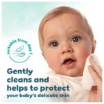 Pampers Harmonie Aqua Baby Wipes Plastic Free 9 Packs of 48 Wipes, 432 Baby Wet Wipes, Help restore natural skin pH, Delicate lotion with 99 percent water - Image 3