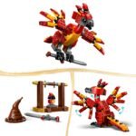 LEGO Harry Potter Fawkes: Dumbledore’s Phoenix Toy – Play & Display Bird Figure – Incl. Sorting Hat & Sword of Gryffindor – Birthday Gift for 8+ Year Old Girls & Boys - 76448 - Image 9