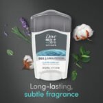 DOVE MEN + CARE Clinical Protection Antiperspirant Clean Comfort Stick for Men 96-Hour Sweat and Odor Protection Clinical Strength Antiperspirant with 1/4 Moisturizing Cream 1.7 oz - Image 4