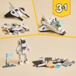 LEGO 31134 Creator 3 in 1 Space Shuttle Toy to Astronaut Figure to Spaceship, Building Toys for Kids, Boys, Girls Aged 6 and up, Creative Gift Idea - Image 5