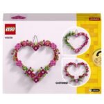 LEGO Heart Ornament Toy - Kids' Arts & Crafts Kit incl. a Display Model with Flowers, Leaves & Smaller Hearts - Birthday Gift for 9+ Year Old Girls & Boys - 40638 - Image 2