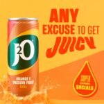 J2O Fruit Juice, Orange and Passion Fruit, 250ml Cans (Pack of 12) - Image 12