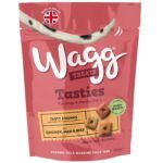 Wagg Tasties Tasty Chunks Chicken, Ham & Beef Dog Treats 125g (Pack of 7) - Oven Baked - Image 3