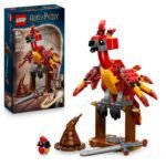 LEGO Harry Potter Fawkes: Dumbledore’s Phoenix Toy – Play & Display Bird Figure – Incl. Sorting Hat & Sword of Gryffindor – Birthday Gift for 8+ Year Old Girls & Boys - 76448