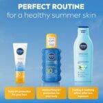 NIVEA SUN Protect & Moisture Sun Spray SPF 30 (200 ml), Moisturising Suncream Spray with SPF 30, Advanced Sunscreen Providing Immediate UVA + UVB Protection, Fast-Absorbing No White Cast Formula - Image 3