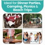 Trimming Shop 16pcs Melamine Dinner Set | Plates, Dessert Plates, Bowls & Cups | Moroccan Dinner Set | Party Dinnerware | Service for 4 | Reusable Dinnerware Set for Indoor, Outdoor, Picnic & Camping - Image 4