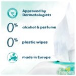 Pampers Harmonie Aqua Baby Wipes Plastic Free 9 Packs of 48 Wipes, 432 Baby Wet Wipes, Help restore natural skin pH, Delicate lotion with 99 percent water - Image 4