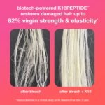 K18 Full-Size Leave-In Molecular Hair Mask, Repairs Dry or Damaged Hair, Reverse Hair Damage from Bleach, Color, Chemical Services & Heat - Image 6