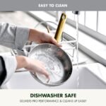 GreenPan Stainless Steel Tri-Ply Reserve 10 Piece Cookware Pots and Pans Set, Multiclad, PFAS-Free, Induction, Oven & Broiler Safe to 600°F, Heat Responsive Core, Dishwasher Safe, Glass Lids - Image 3