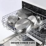 Country Kitchen Cookware Set with Removable Handle, Oven & RV Safe Pots and Pans Set, Stainless Steel, Original - Image 4