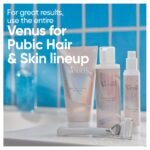 Gillette Venus For Pubic Hair & Skin Women's Razor, 2 Blade Refills and 2in1 Shave Gel and Cleanser 190ml - Image 5