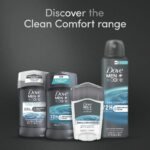 DOVE MEN + CARE Clinical Protection Antiperspirant Clean Comfort Stick for Men 96-Hour Sweat and Odor Protection Clinical Strength Antiperspirant with 1/4 Moisturizing Cream 1.7 oz - Image 3