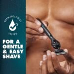 Gillette Body and Intimate Razor Blades Men, 4 Razor Blade Refills with Lubrastrip, Formulated for Pubic Hair, Gentle and Easy to Use, Dermatologist Tested - Image 4