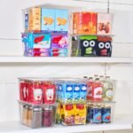 8 Pack Clear Storage Bins with Lids Stackable, Large Plastic Storage Bins with Handle for Pantry Organization and Storage, Perfect Containers for Fridge Organizer, Freezer, Kitchen, Cabinets, Bathroom - Image 4