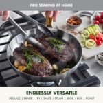 GreenPan Stainless Steel Tri-Ply Reserve 10 Piece Cookware Pots and Pans Set, Multiclad, PFAS-Free, Induction, Oven & Broiler Safe to 600°F, Heat Responsive Core, Dishwasher Safe, Glass Lids - Image 7