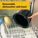 Crock-Pot Slow Cooker | Removable Easy-Clean Ceramic Bowl | 1.8 L Small Slow Cooker (Serves 1-2 People) | Energy Efficient | Black [CSC080] - Image 2