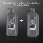 DOVE MEN + CARE Body and Face Scrub Charcoal + Clay Body Wash for Men with 24-Hour Nourishing Micromoisture Technology 30 oz - Image 7