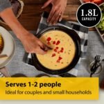 Crock-Pot Slow Cooker | Removable Easy-Clean Ceramic Bowl | 1.8 L Small Slow Cooker (Serves 1-2 People) | Energy Efficient | Black [CSC080] - Image 3