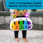 Baby Einstein, 4-in-1 Kickin' Tunes and Language Discovery Play Gym with Piano, Mat with Detachable Activity Toys, Lights, Sounds and Music, Ages Newborn + - Image 13